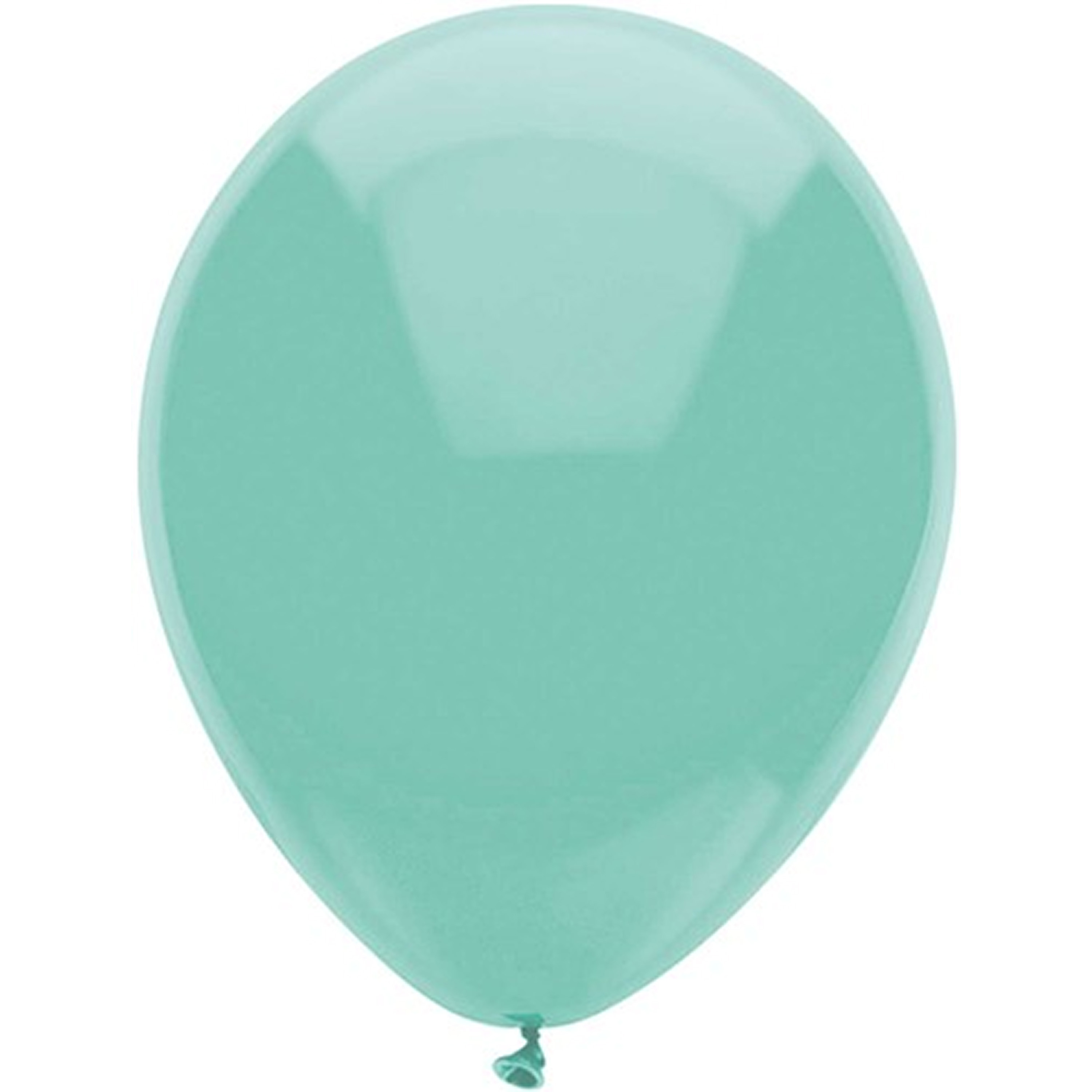 Ballonnen - mintgroen - verjaardag/thema feest - 100x stuks - 29 cm