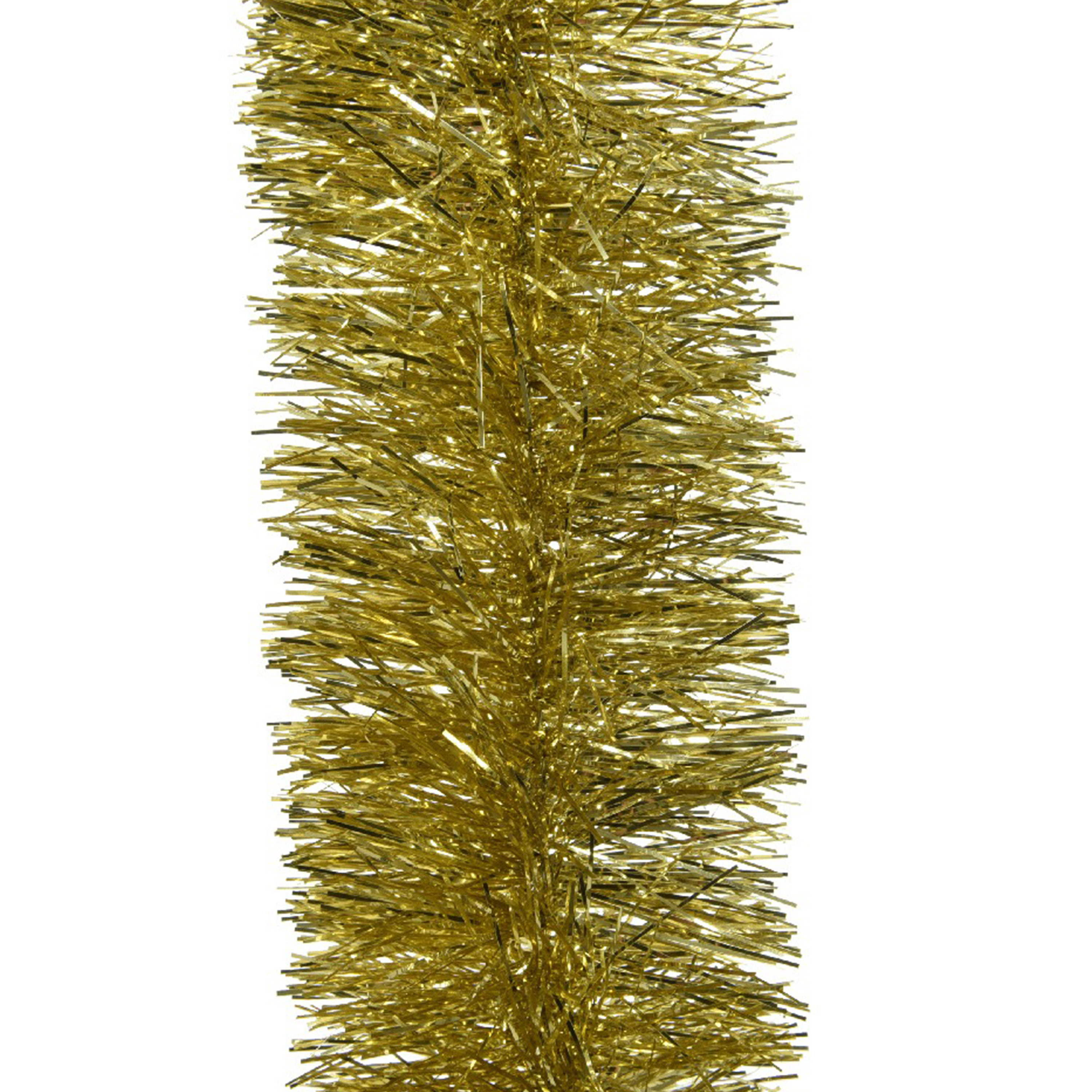 Decoris kerstslinger goud 270 x 10 cm lametta folie guirlande kerstversiering