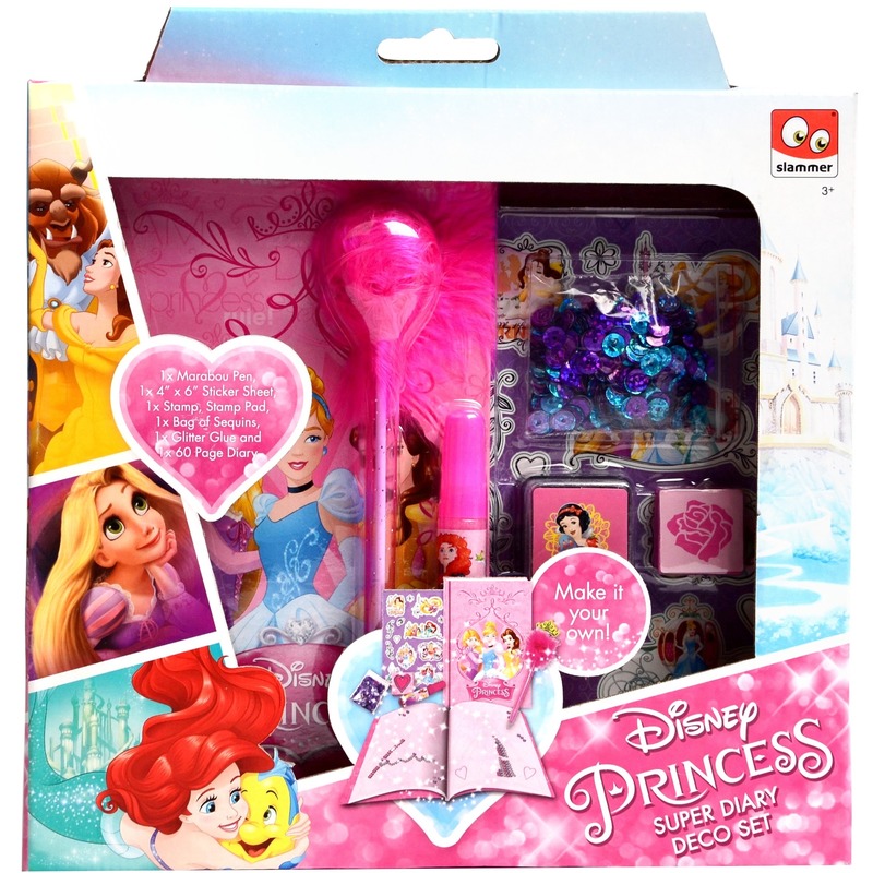 Disney Princess maak je eigen dagboek set voor meisjes