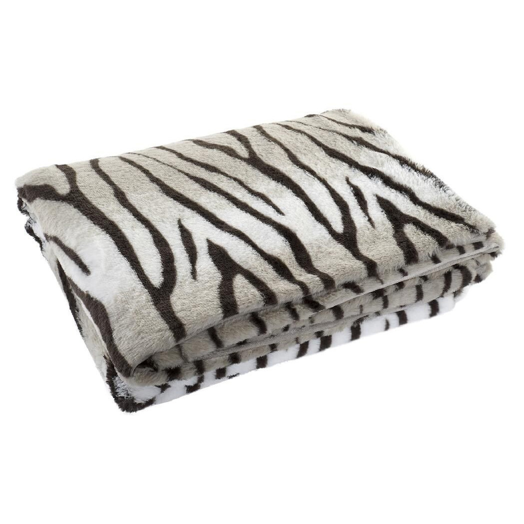 Continu koppel overschreden Fleece deken tijger strepen dierenprint 150 x 200 cm bestellen voor € 43.99  bij het Knuffelparadijs
