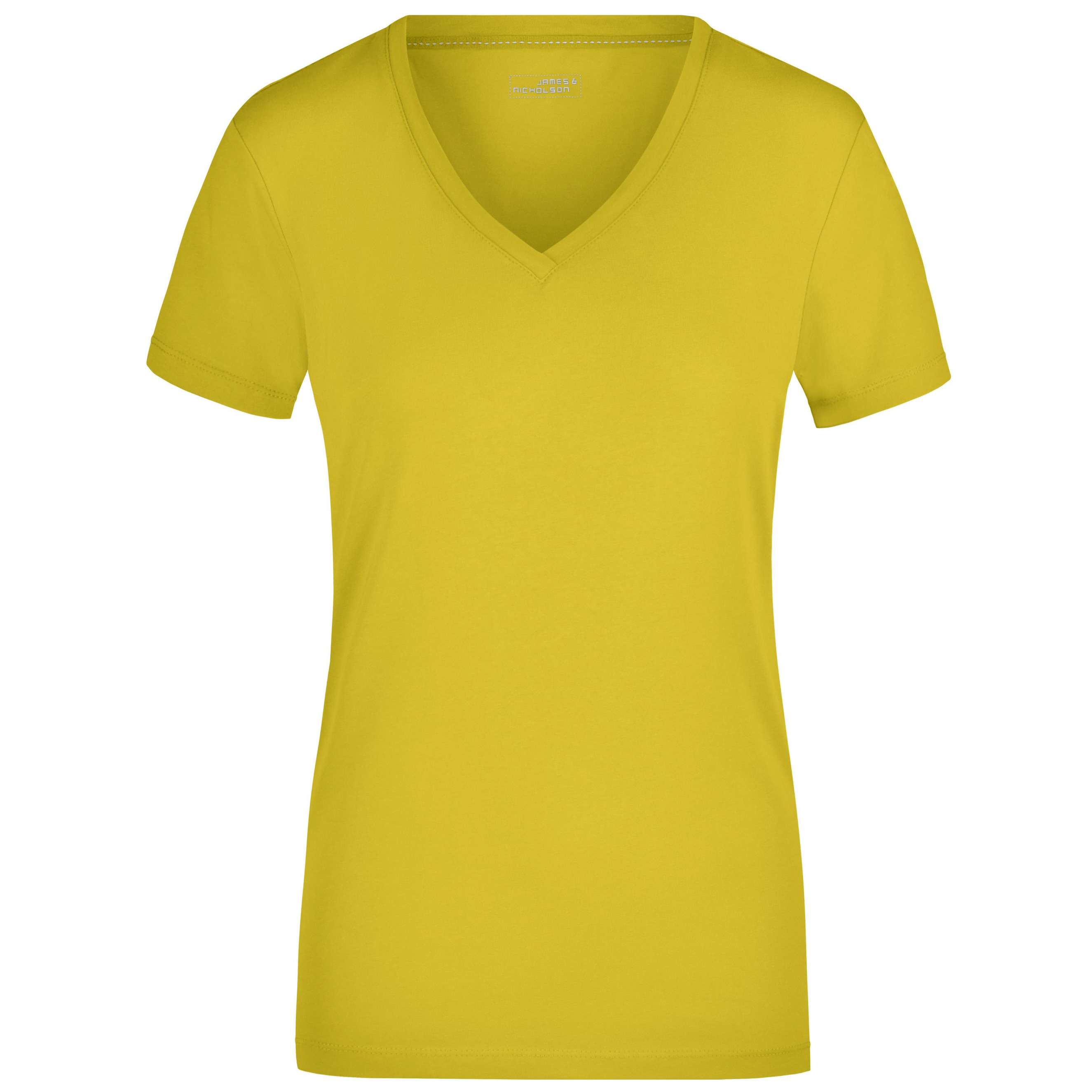 Oceaan elke dag Rubber Basic dames t-shirt V-hals geel bestellen voor € 15.99 bij het  Knuffelparadijs