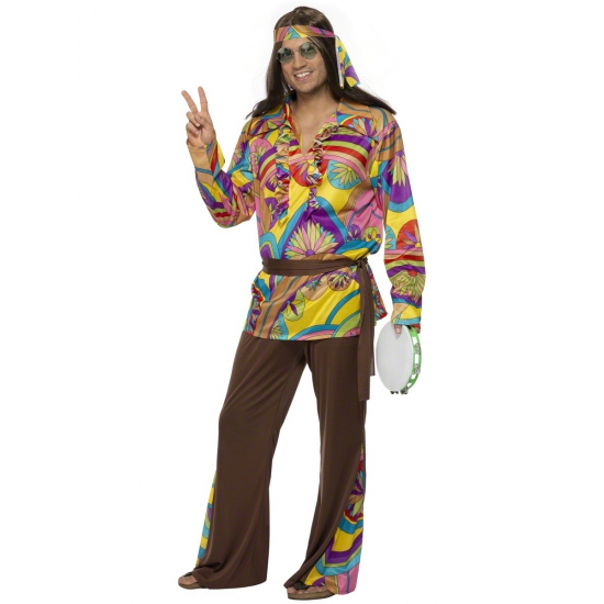 behandeling Buitenland Kakadu Heren Hippie kleding carnaval bestellen voor € 52.99 bij het Knuffelparadijs