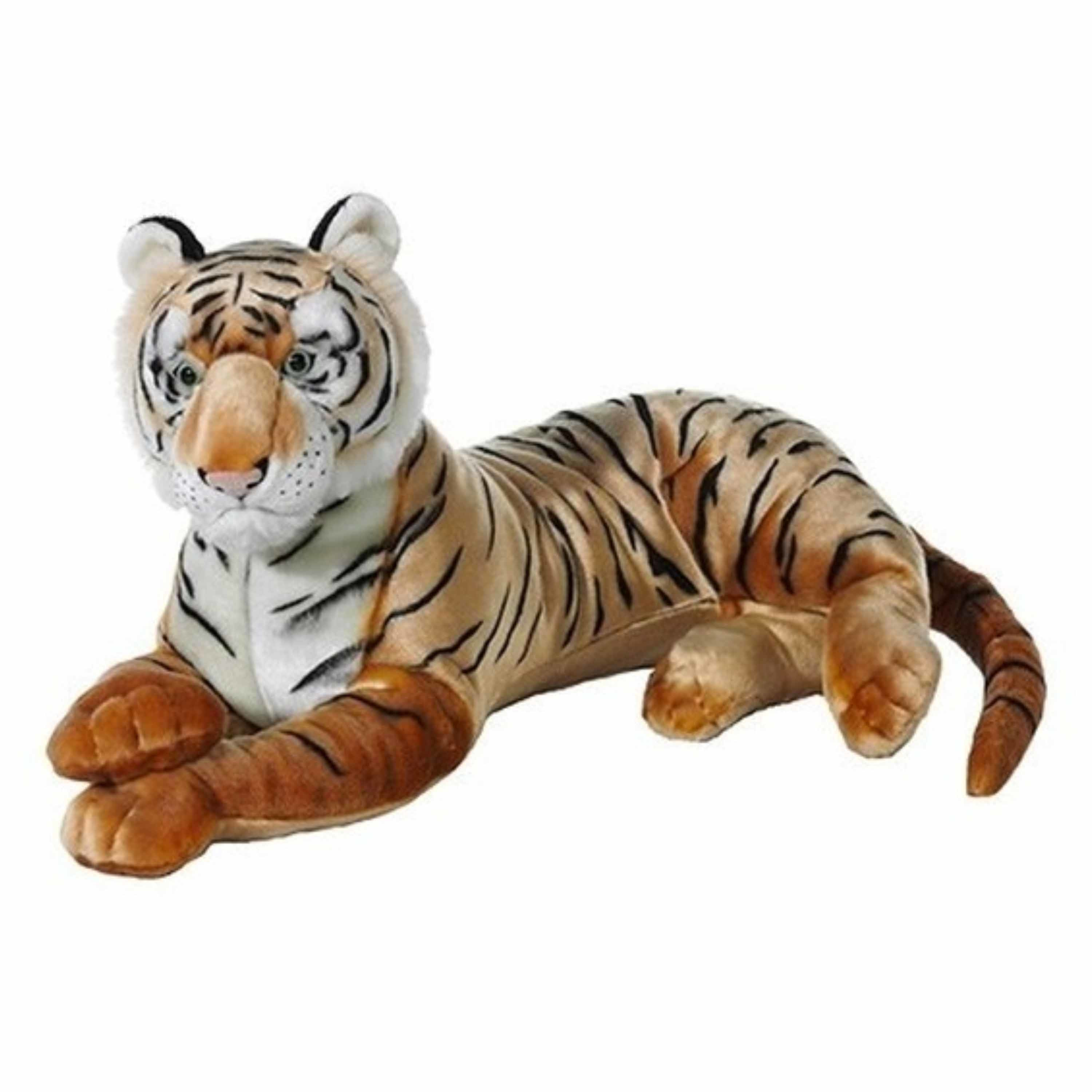 Rusteloos Detecteerbaar risico Grote bruine pluche tijger knuffel van 70 cm bestellen voor € 119.95 bij  het Knuffelparadijs