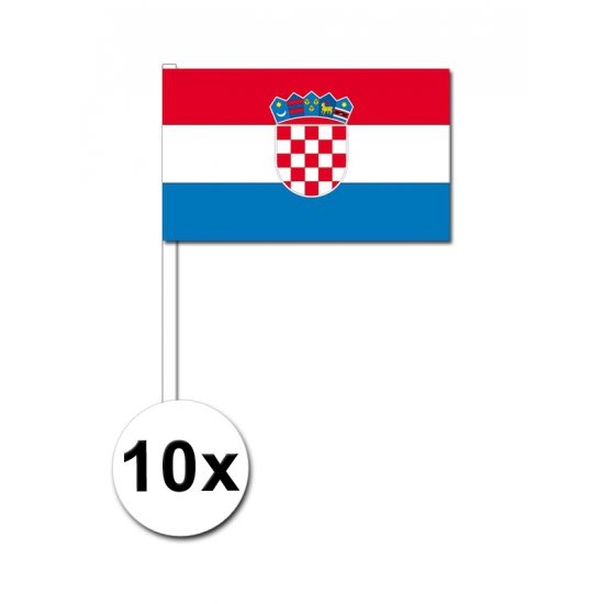 Handvlag Kroatie set van 10