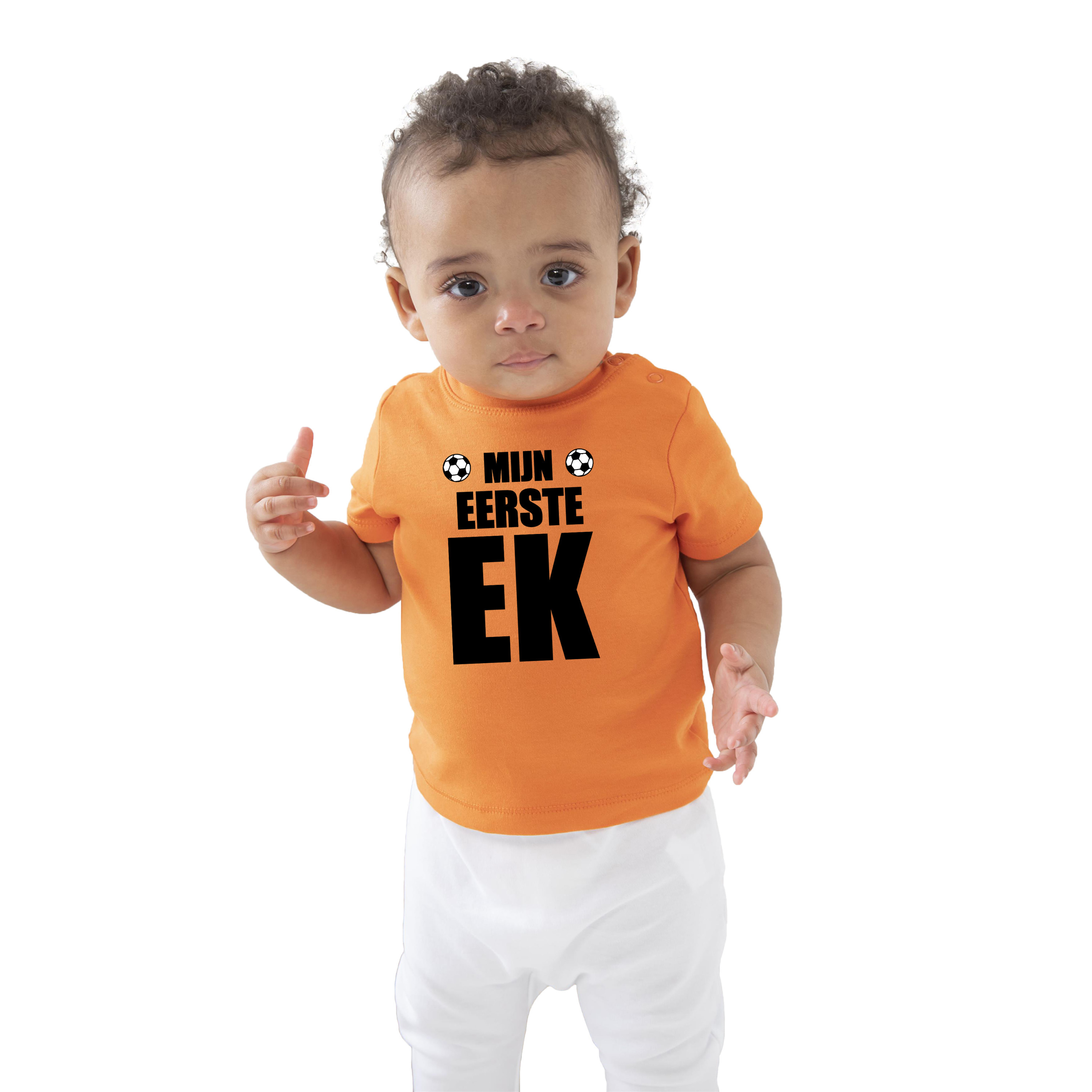Mijn eerste ek fan shirt voor babys Holland Nederland EK WK supporter