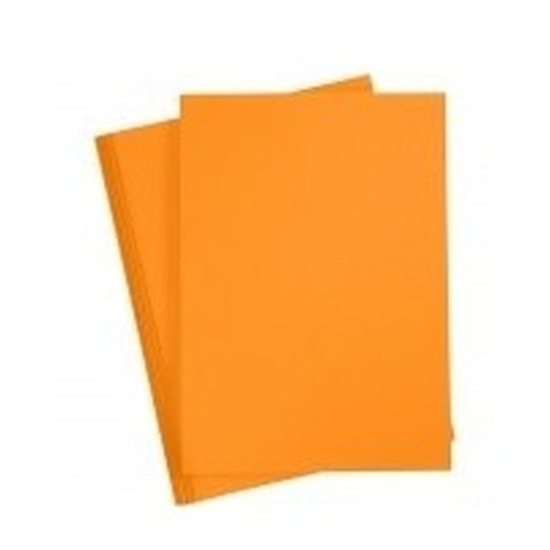 Oranje knutselpapier A4 formaat