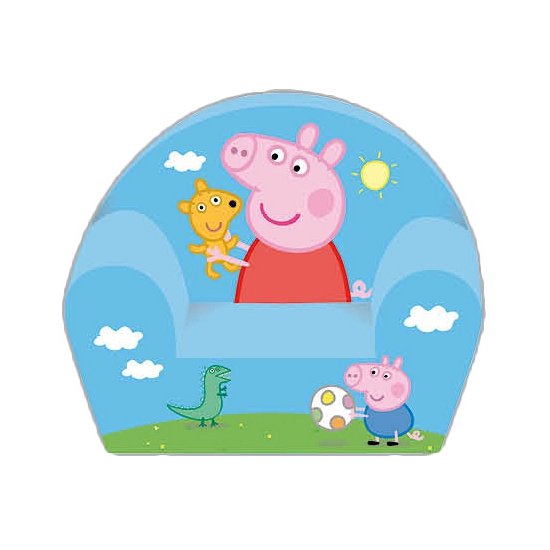 Peppa Big/Pig kinderstoel/kinderfauteuil voor peuters 33 x 52 x 42 cm
