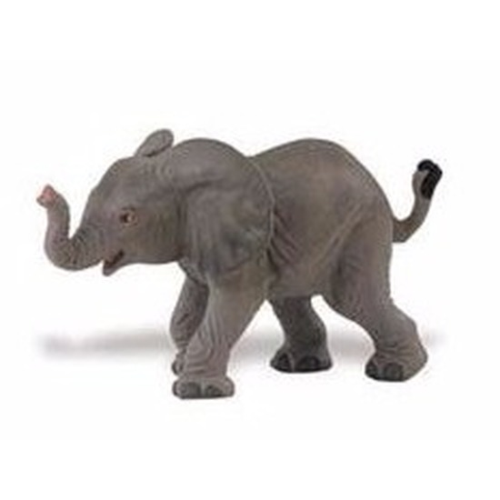 op tijd Herstellen aankomst Plastic speelgoed figuur Afrikaanse olifant kalfje 8 cm bestellen voor €  5.99 bij het Knuffelparadijs