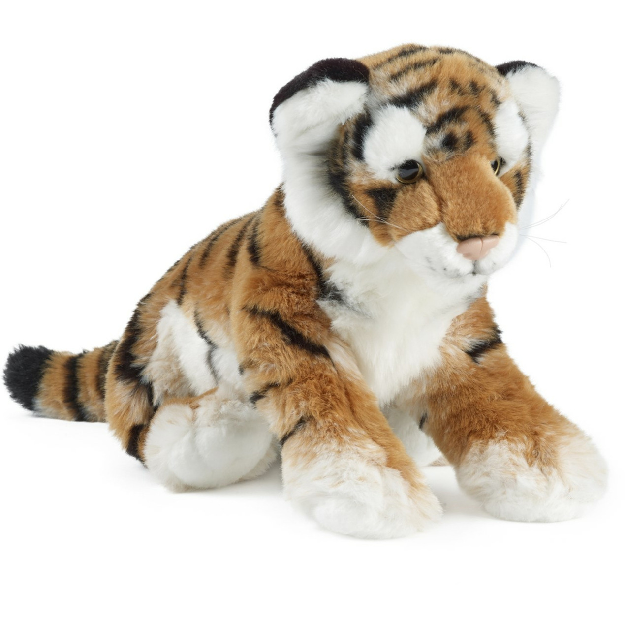 Pluche gestreept tijger welpje knuffel 35 cm