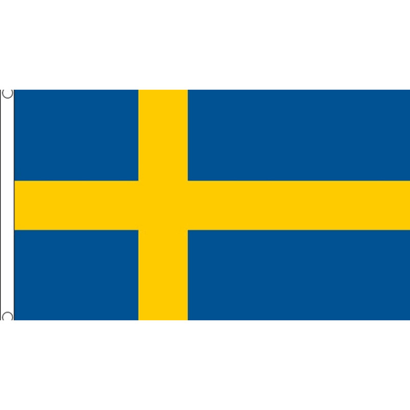 Polyester mega vlag Zweden 150 x 240 cm