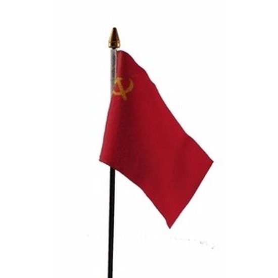 Sovjet Unie vlaggetje met stokje