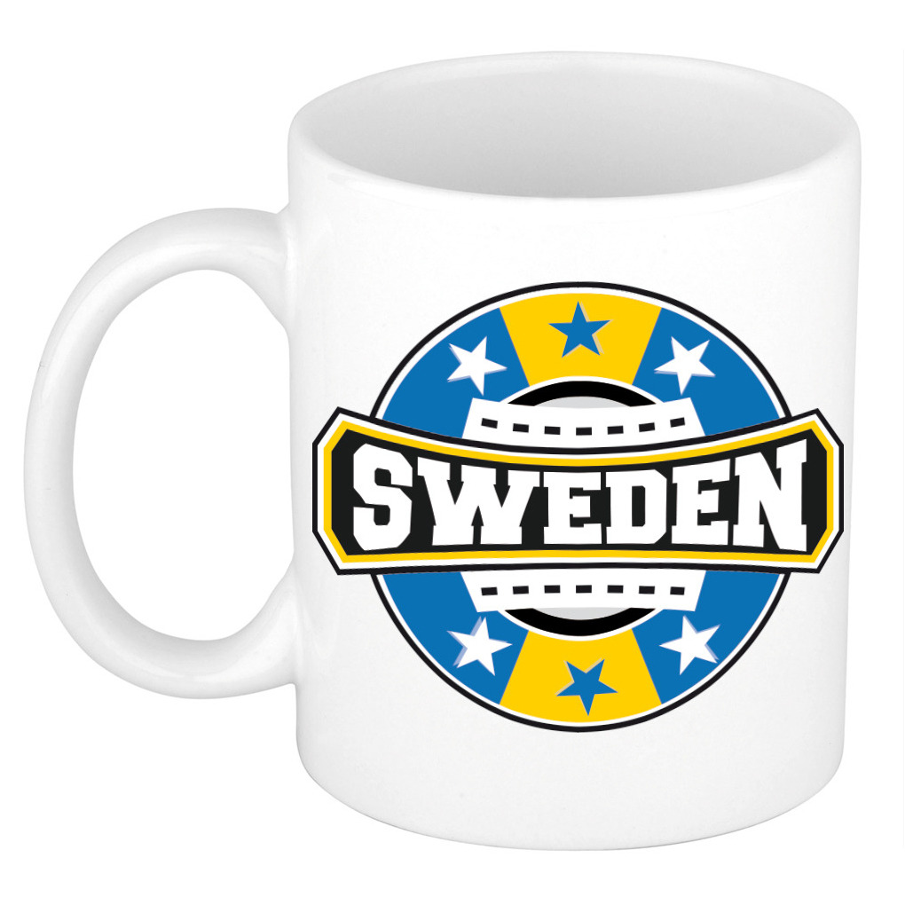 Sweden Zweden embleem mok beker 300 ml