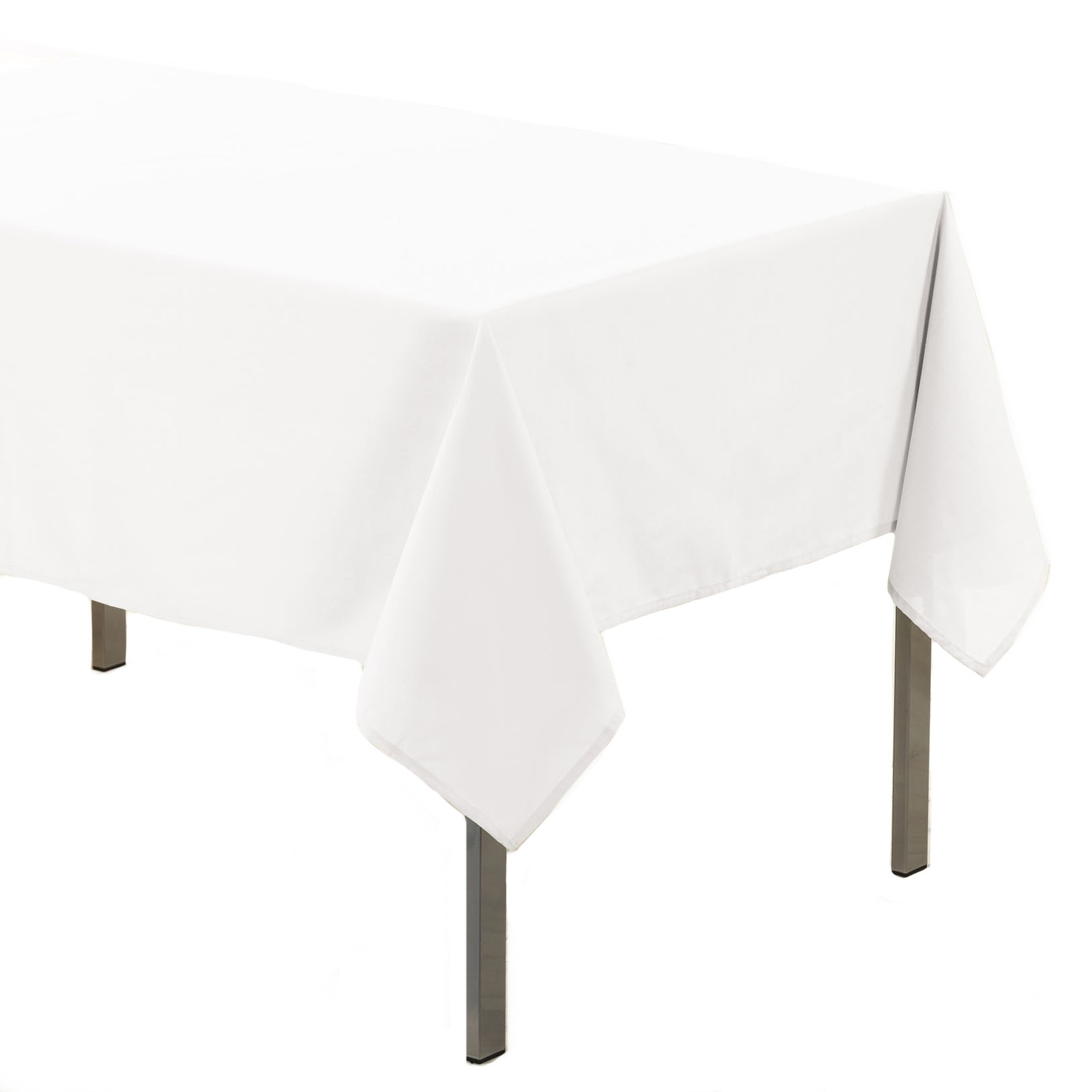 Tafelkleed/tafellaken wit x 250 cm textiel/stof bestellen voor € 18.99 bij Knuffelparadijs
