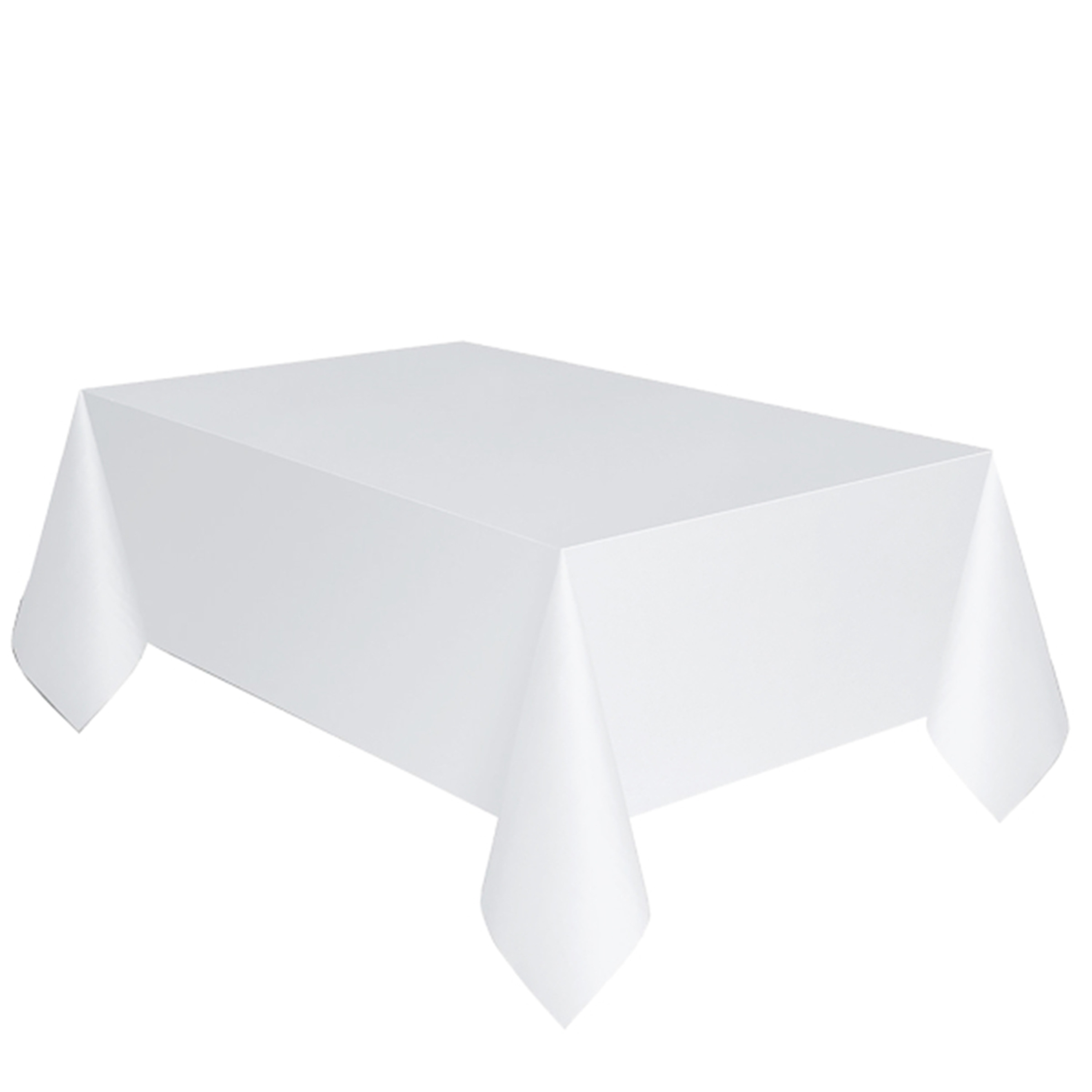 Wit papieren tafelkleed 137 x 274 cm