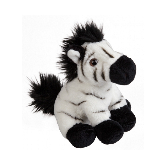 Zebra speelgoed knuffel 15 cm