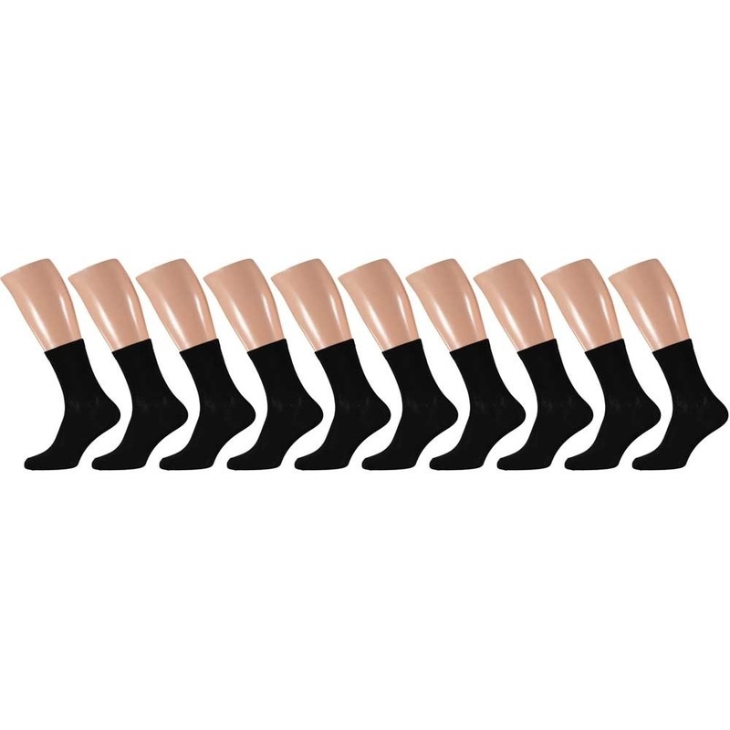 Zonder hoofd Proficiat Cater Zwarte sokken voor heren maat 41- 46 10 paar bestellen voor € 9.50 bij het  Knuffelparadijs