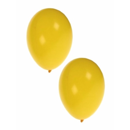 Ballonnen pakket zwart-geel-groen