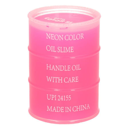1x Cans toy/hobby slime/putty pink in oil drum 5.5 x 8 cm 150 ml content