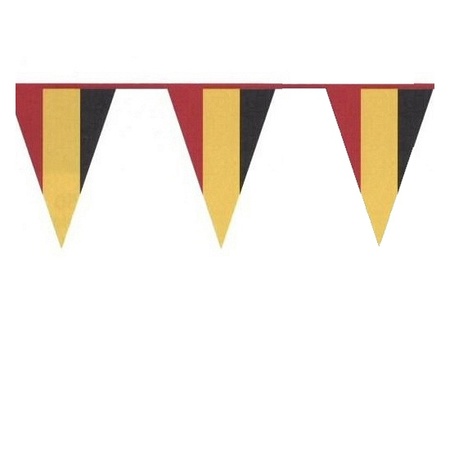 2x Vlaggenlijnen Belgie kleuren
