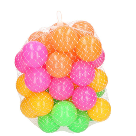 40x Ball pit balls neon colors 6 cm toys