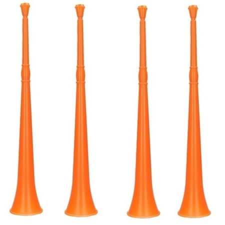 4x Speelgoed vuvuzela 48 cm