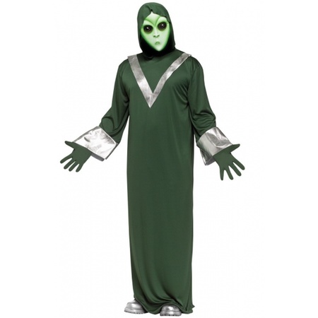 Alien verkleedoutfit groen