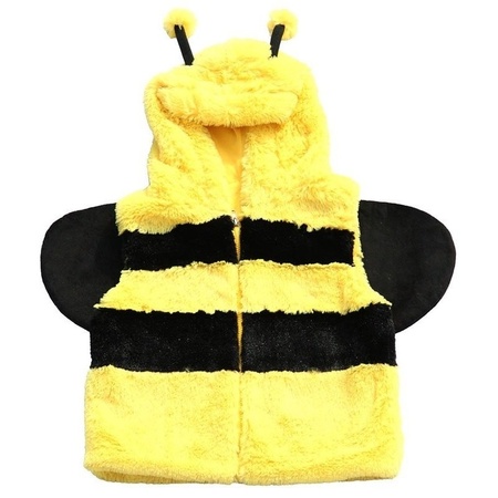 Bijen vestje met capuchon voor kinderen