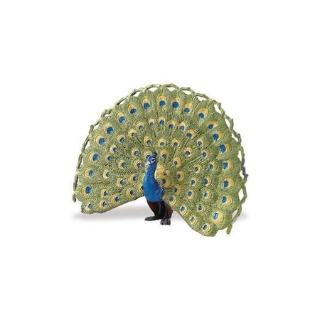 Blue peacock toy 11 cm 