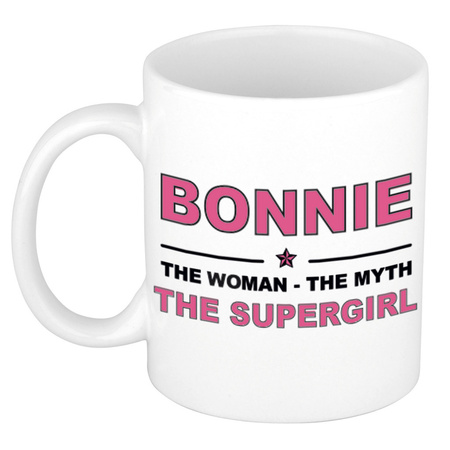 Bonnie The woman, The myth the supergirl name mug 300 ml