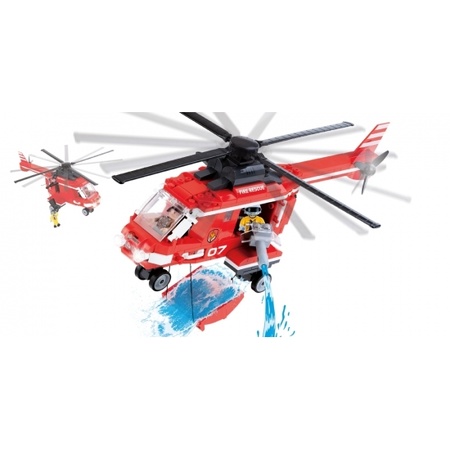 Brandweer speelgoed helikopter
