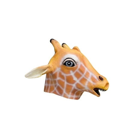 Giraffe verkleed masker van latex