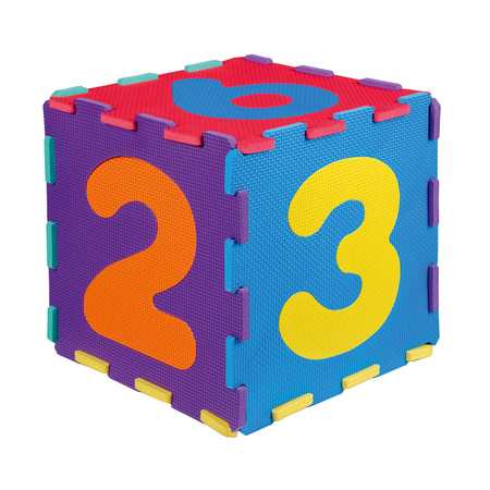 Foam puzzelmat/puzzeltegels/vloerpuzzel cijfers 0 t/m 9 educatief speelgoed