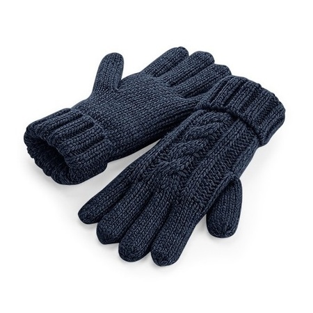 Gebreide melange handschoenen navy bestellen voor € 9.99 bij het ...