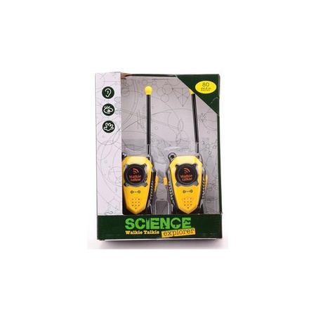 Yellow walkie talkie set for children