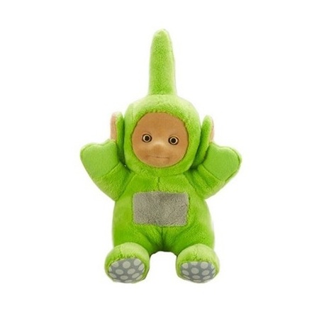 snorkel kust Refrein Groene Teletubbies Dipsy speelgoed knuffel/pop met geluid 20 cm bestellen  voor € 12.95 bij het Knuffelparadijs