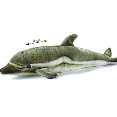 Levensechte Hansa pluche dolfijn knuffel 56 cm