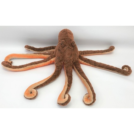 Levensechte Hansa pluche octopus knuffel 70 cm