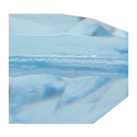 Hobby/decoratie nep diamantjes/steentjes - 50x - turquoise blauw - D1,2 x H0,7 cm