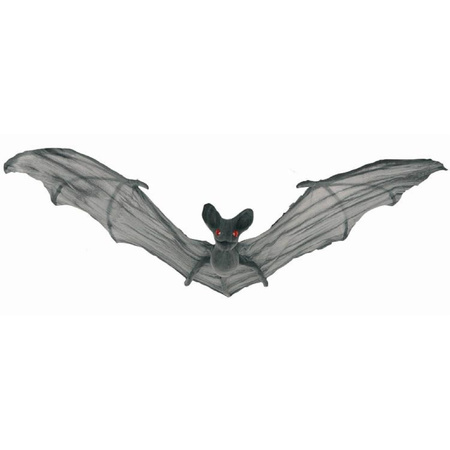 Horror decoration bat gray 50 cm