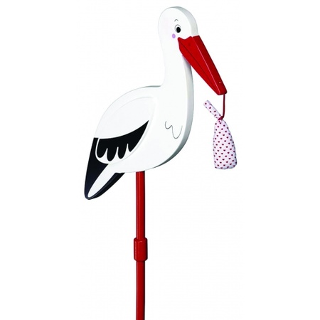 Wooden toy animal stork 77 cm
