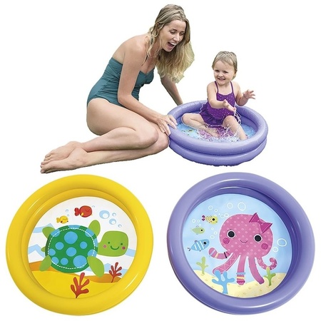 Purple Intex Inflatable childrens swimming pool