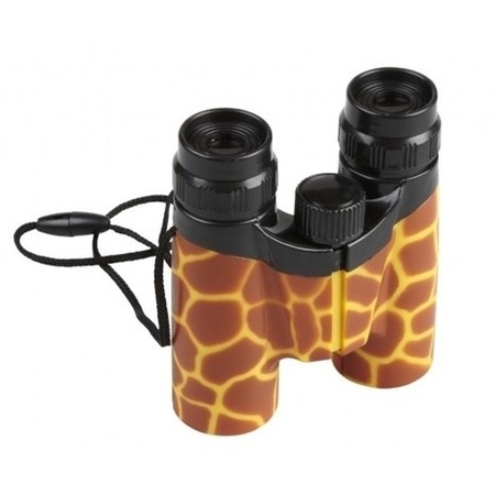 Kids giraffe print binoculars 11cm