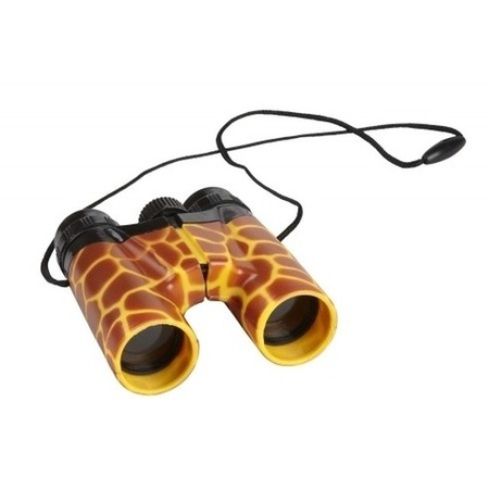 Kids giraffe print binoculars 11cm