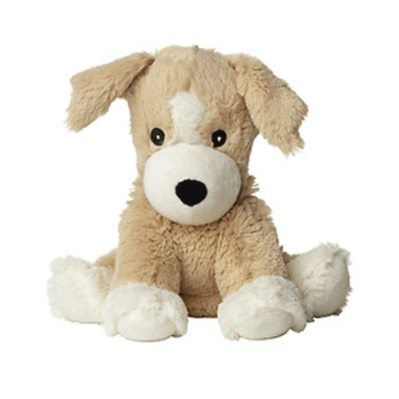 Honden speelgoed artikelen opwarmbare puppy knuffelbeest 34 cm
