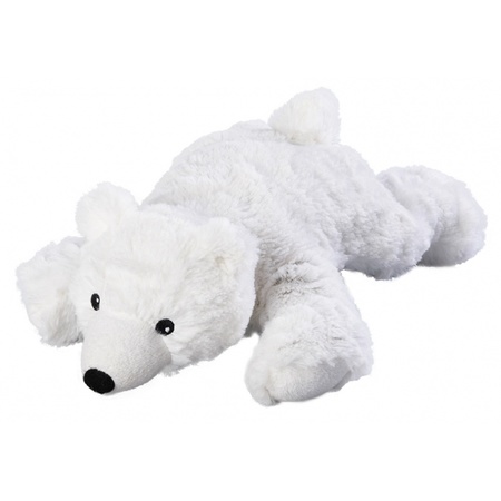 Microwave heatpack white polar bear cuddle toy 30 cm