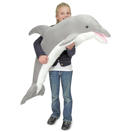 Jumbo dolphin soft toy 104 cm