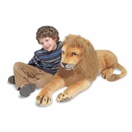 Extra grote leeuwen knuffels 110 cm