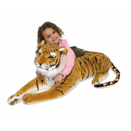 Extra grote tijger knuffels 100 cm