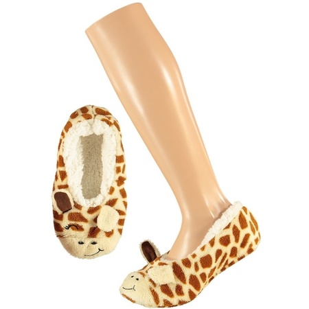 De neiging hebben aanwijzing krans Meisjes ballerina pantoffels/sloffen giraf maat 31-33 bestellen voor € 7.99  bij het Knuffelparadijs