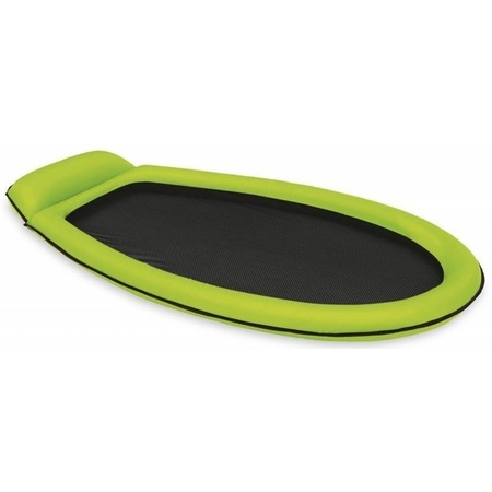 Intex mesh waterbed green with inflatable edges